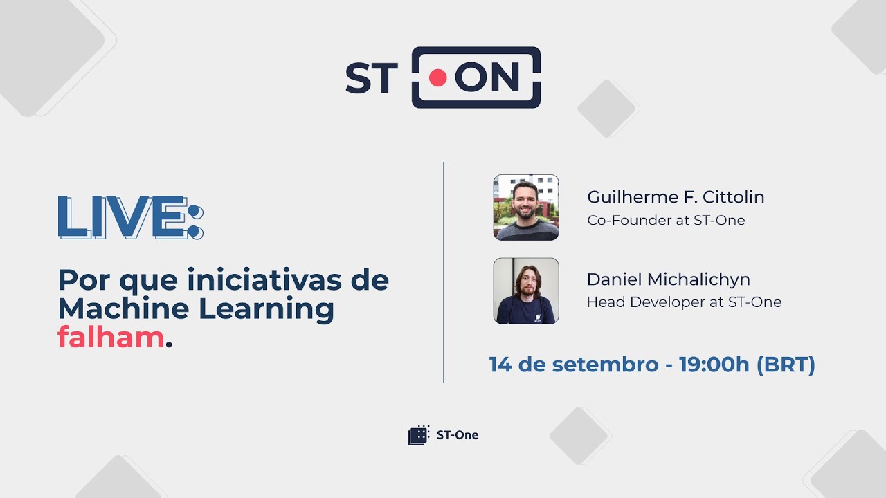 ST[ON]: Por que iniciativas de Machine Learning falham. - YouTube