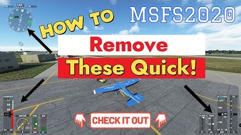 Msfs2020 Remove the Screen gauges in External camera mode READ DESCRIPTION UPDATED PROCESS SIM 7
