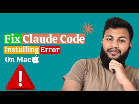 How to Install Claude Code On Your Mac, If it shows Error
