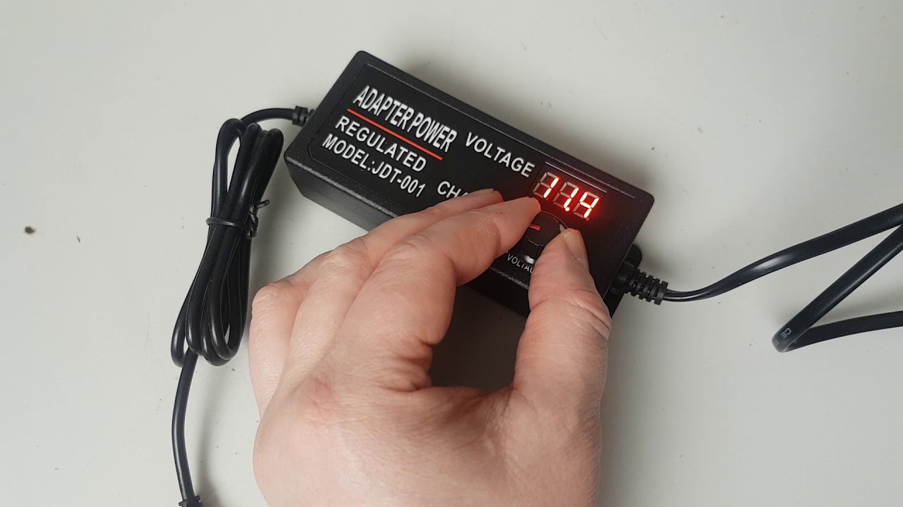 Универсальный блок питания 10 -24  вольт / Adjustable  power adapter 10v - 24v