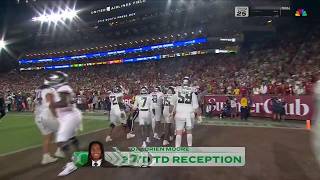 Dylan Raiola Finds Dakorien Moore For The Td Vs. Usc Oregon Football