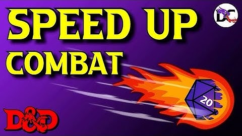 5 Tips for FASTER Combat | DM Tips to Speed Up D&D Players pt.1