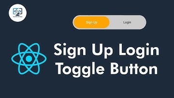 Sign Up Login Toggle Button in React JS || useState Hook || Interview Question #reactjs