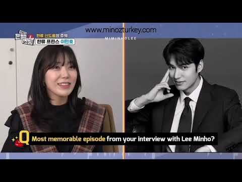 IHQ 'Secret News Room' programının  Lee min ho ile ilgili bölümü / (Türkçe Altyazılı)