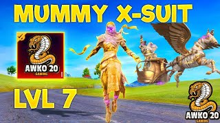 Golden Mummy X-suit full max🔥😱 #pubgmobile