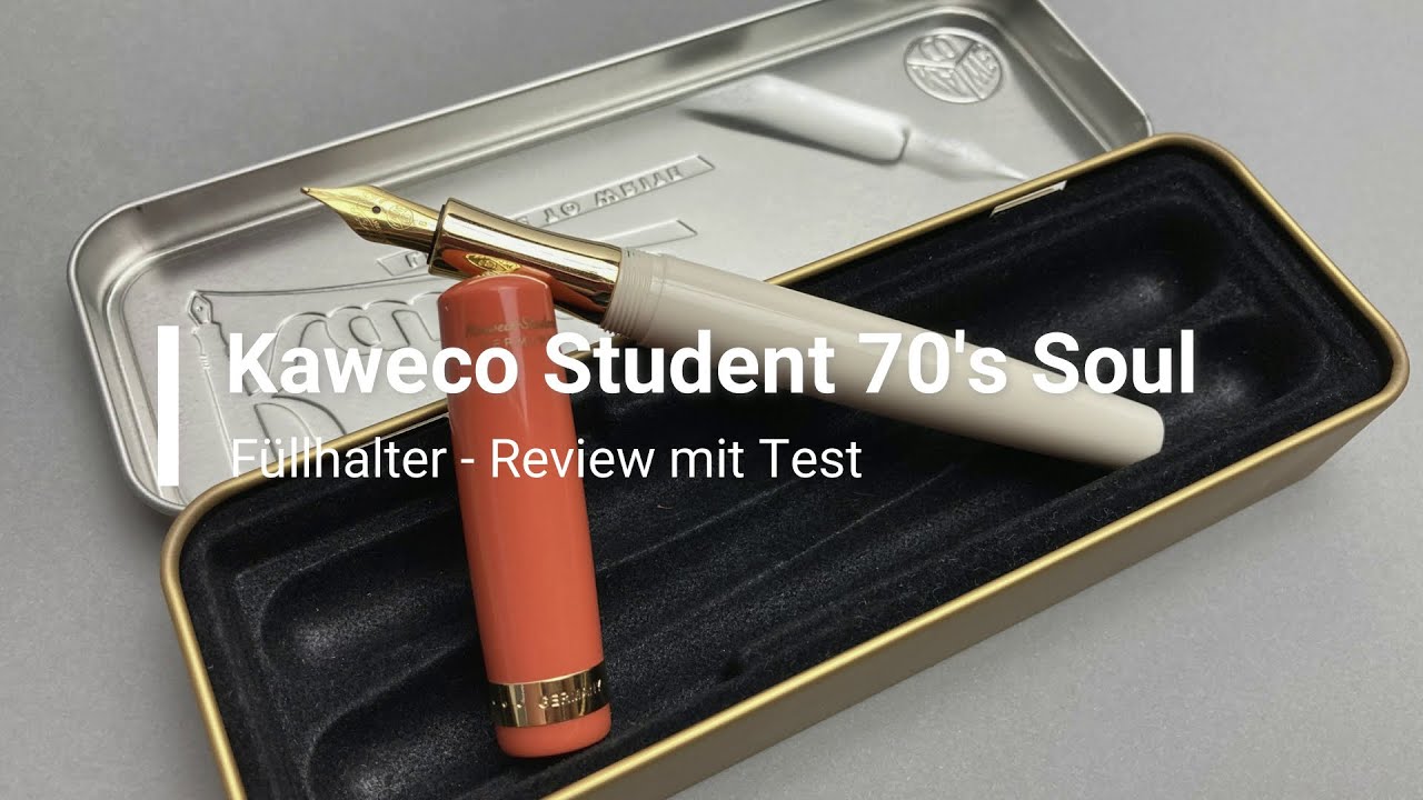 Kaweco Student Füllhalter 70's Soul - Review Deutsch
