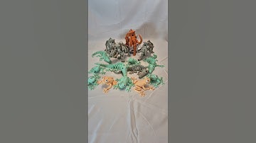 3D Printed Flexi Animals #3dprinting #3dprint #toys #mammoth #crocodile #frog