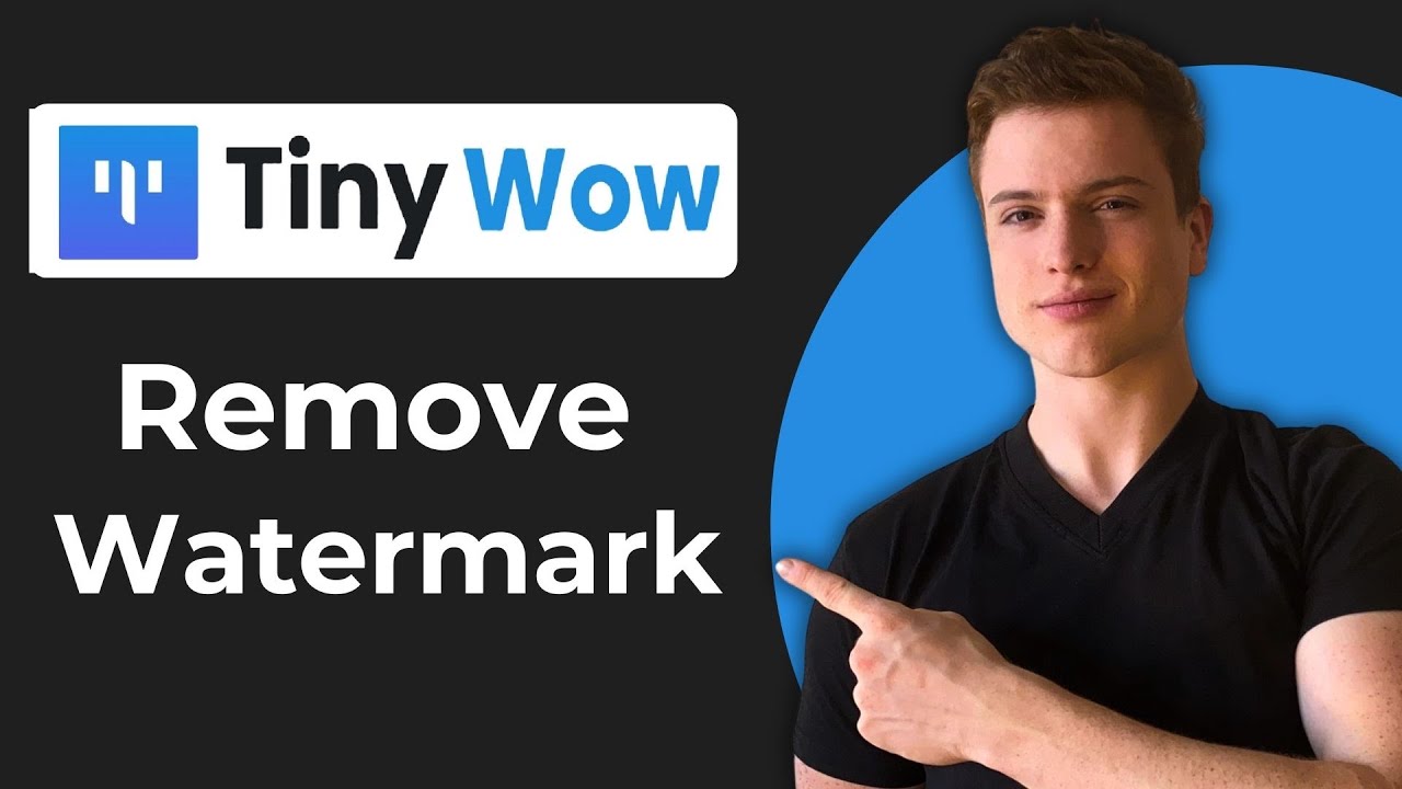 How To Remove Watermark In TinyWow (Quick Guide) - YouTube