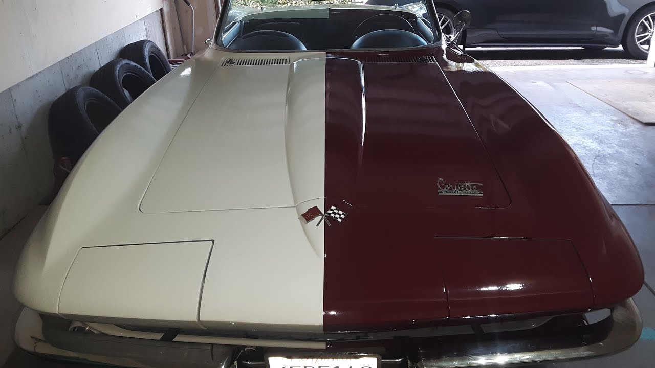 1966 Corvette 50 Rustoleum Paint Job Rollers and Spray Cans! YouTube
