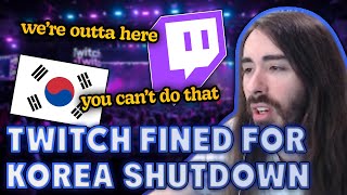 Twitch Fined $300k for Braking Korean Law | MoistCr1tikal
