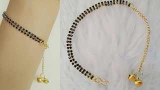 घर पर बनाए मंगलसूत्र ब्रासलेट||how to make mangalsutra braslate at home with full tutorial in hindi