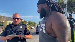 Yoooo THATS MY DRONE!! Under attack in St. Augustine/Concealed Carry while talking to police.