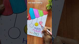 Last Minute Happy Mother's Day Greeting Card / Mother's Day Card Making #shorts #viral