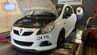 466bhp Big Turbo Garrett GTX2867R Corsa VXR Wayside Performance built Dyno runs screenshot 5
