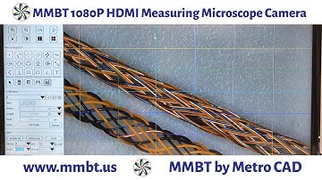 MMBT 1080P HDMI Measuring Microscope Camera Demo