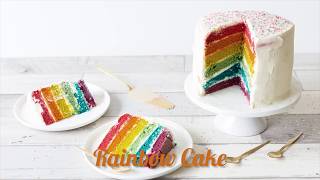 Rainbow Cake Gateau Arc En Ciel Recettes Faciles Odelices Youtube