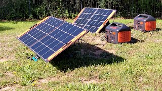 SMART portable solar tracker time lapse #solarpanels #jackery #tracker