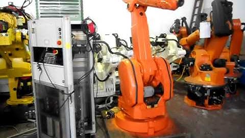 6 axis used industrial robot ABB IRB3000 M92 control S3 at www.eurobots.net