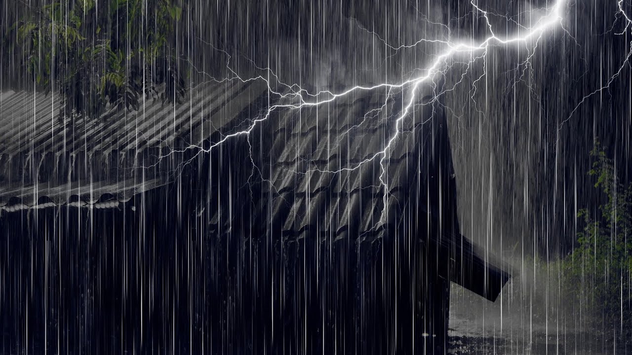 Rain and Thunder Symphony | Natural Sounds for Stress and Insomnia ...