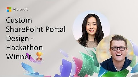 Custom SharePoint Portal Design - Hackathon Winner 🏆