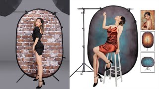 6 Colored Double Sided Pop Up Backdrops Pop Out Backdrop Double Sided Film Background