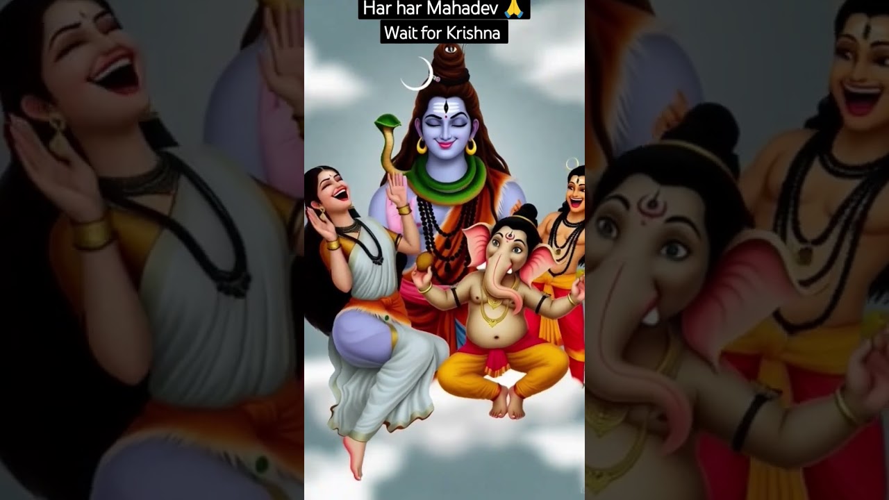 cute God family ♥️ har har mahadev 