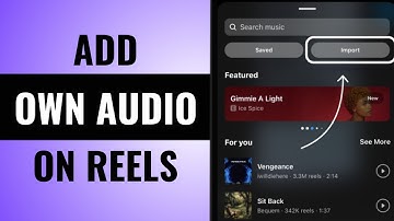 How To Add Your Own Custom Song/Music/Audio On Reels Instagram
