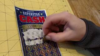 $10 Michigan Lottery SUPERSTAR CASH -ASMR Lottery ticket MUST WATCH! screenshot 4