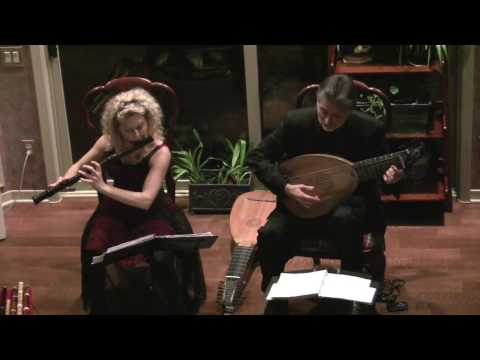 So ben mi Ch'a bon tempo for Lute and Flute by Negri