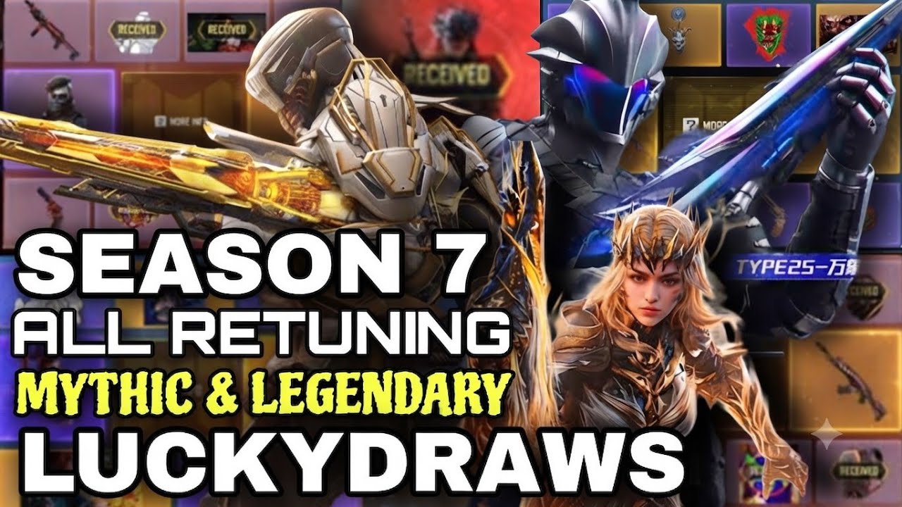 Season 7 All Retuning Mythic Draws|Returning Legendary Luckydraws