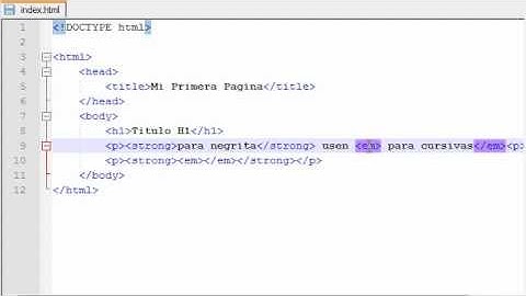 Tutorial XHTML y CSS - 5 - Otras Etiquetas para Textos