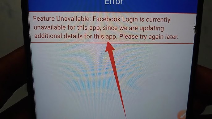 Feature Unavailable On Facebook 2023