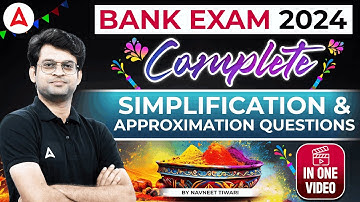 Complete Simplification & Approximation for Bank Exam 2024 | Maths by Navneet Tiwari