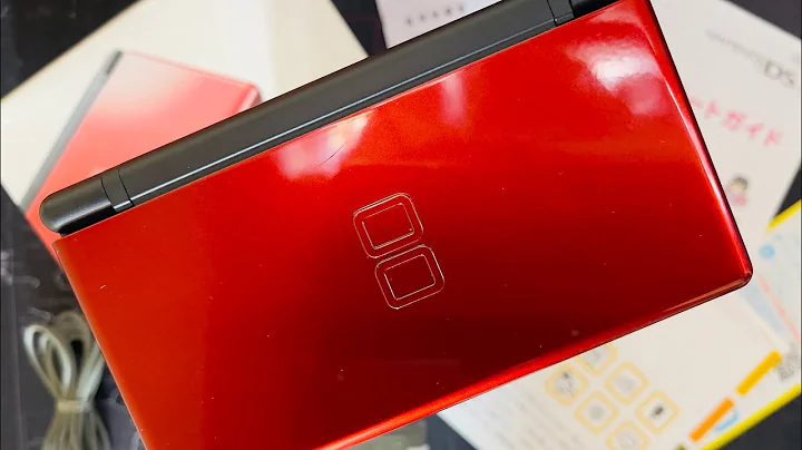 Unboxing a Nintendo DS Lite Crimson Black in 2025 – Retro Beauty! 🔥🎮