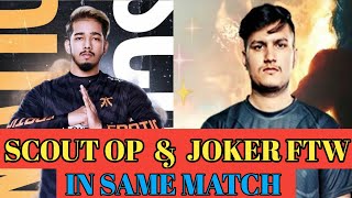 Scout and joker Latest Intense Fight In Novo ।। Must Watch This Fight ।। Streamers fight