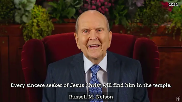 President Russell M. Nelson  |  The Lord Jesus Christ Will Come Again |  October 2024 Conference