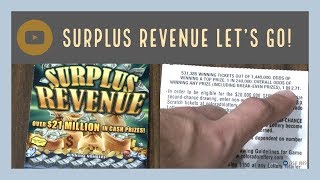 SURPLUS REVENUE Great Odds Colorado Lottery Scratch Tickets