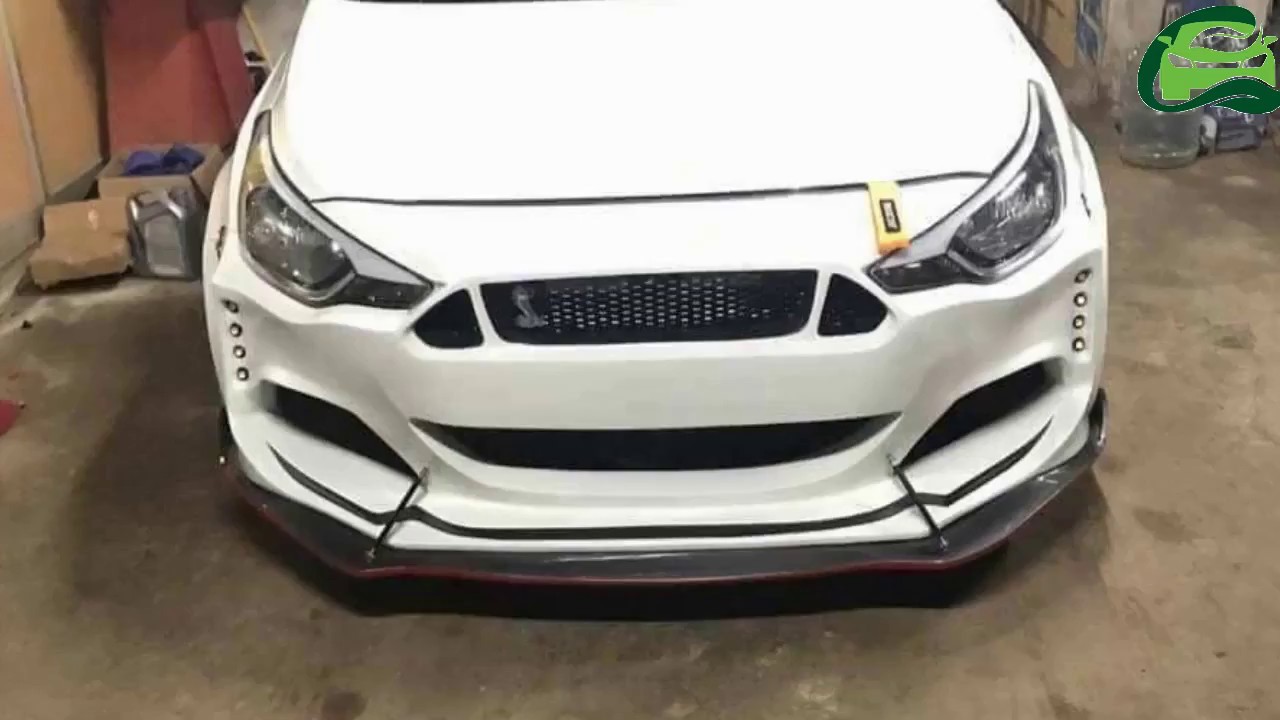 Custom ‘Ford Mustang’ body kit for the Hyundai i20 - YouTube