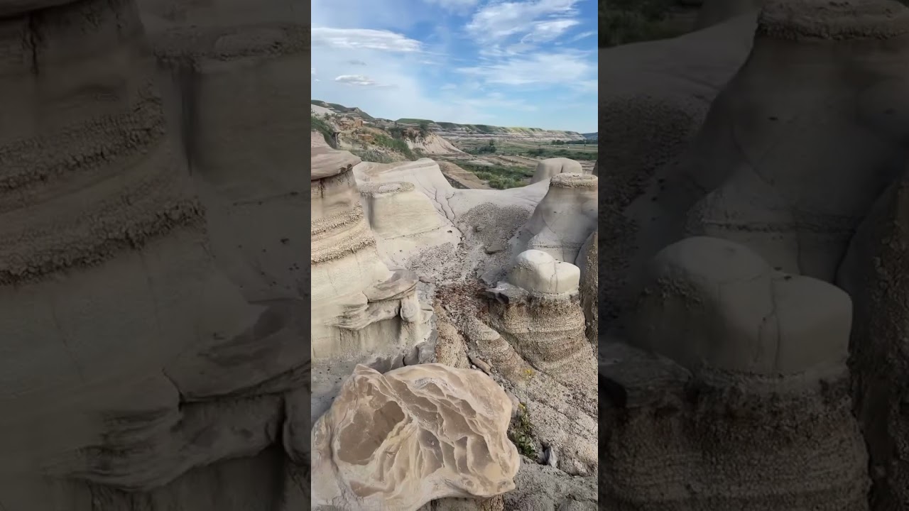 Exploring the stunning hoodoos of Alberta’s Badlands! 