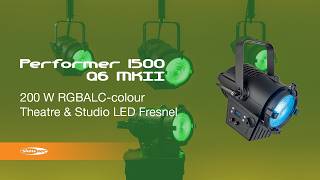 Showtec - Performer Fresnel 1500 Q6 MKII. Product Code 33133