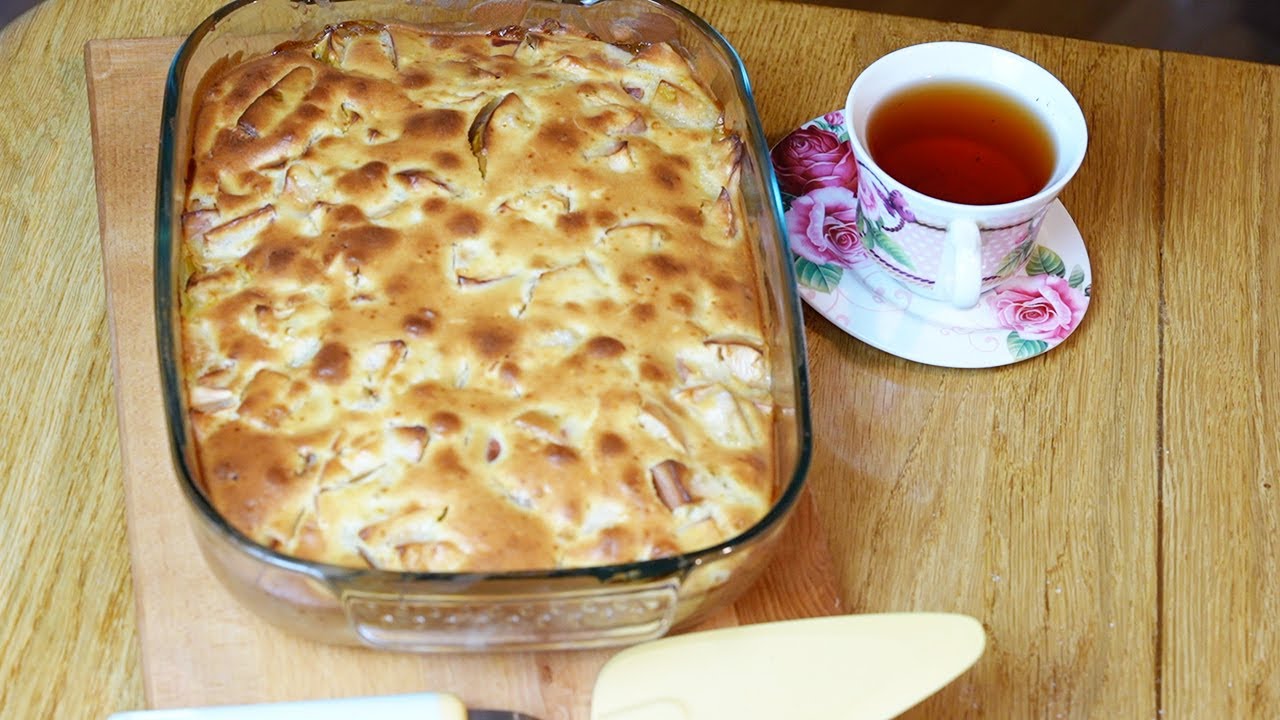 Больше яблок, чем теста! СУПЕР ПРОСТОЙ яблочный пирог, который сводит с ума весь мир! АСМР кулинария