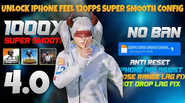 🔥120 FPS+SUPER SMOOTH CONFIG BGMI 4.0 | BGMI LAG FIX CONFIG 4.0 | 120 FPS LAG FIX CONFIG PUBG 4.0
