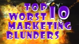 Top 10 Worst Marketing Blunders of Gaming!