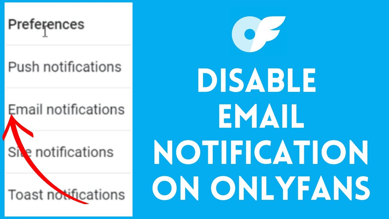 How To Disable Email Notifications On Onlyfans (2024) - YouTube