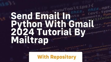 Send email in python with gmail 2024 tutorial by mailtrap