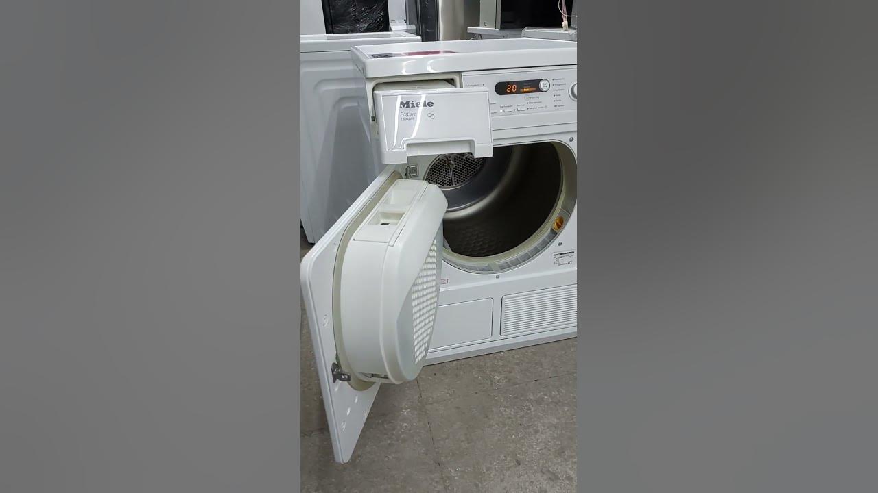 Сушильная машина с тепловым насосом Миле Miele T8827WP А++ 7кг - YouTube