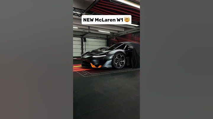 New McLaren W1! 😎