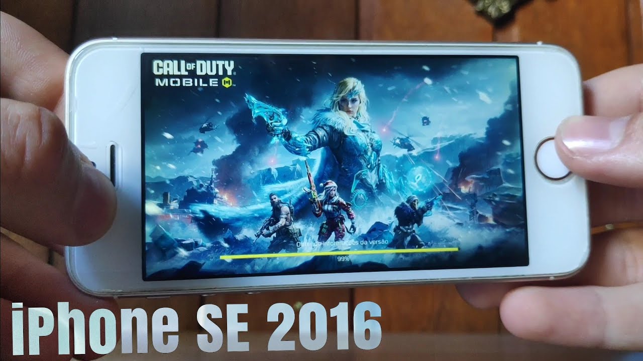 Iphone Cod's TESTE GAMEPLAY COD MOBILE no iPhone SE 2016 - YouTube