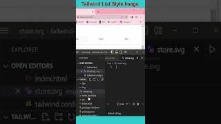 Tailwind CSS - New "list-style-image" utilities #shorts #tailwindcss #list