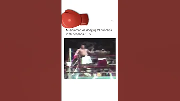 Muhammad Ali Dodges 21 Punches In 10 Seconds 